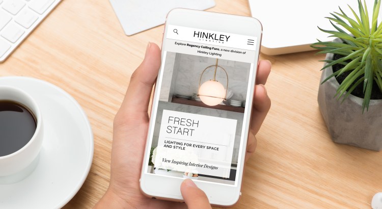 Hinkley Website on Iphone